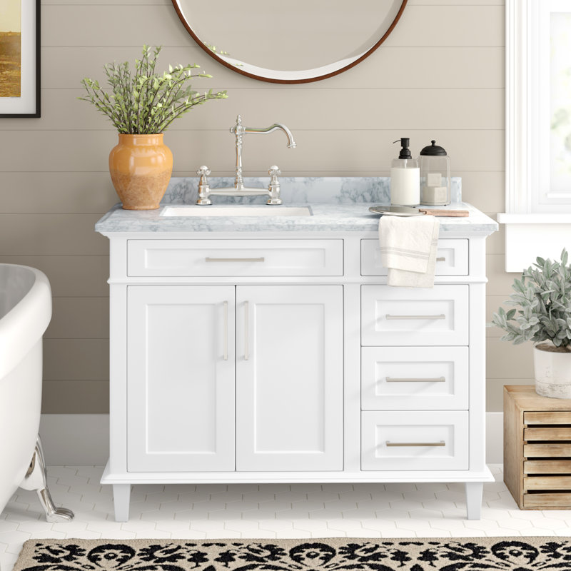 Aurelia 42" Single Bathroom Vanity Set & Reviews AllModern
